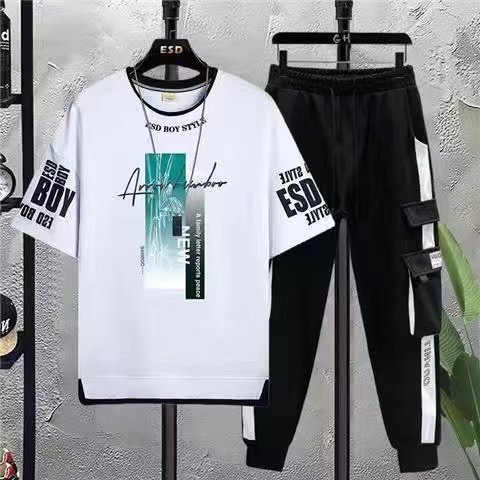 Half Sleeve T-Shirt & Trouser Set