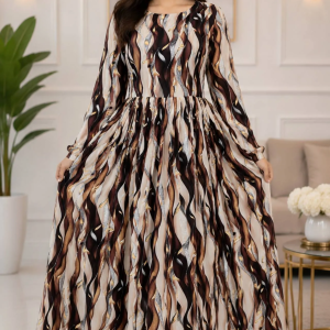 Print Kuci Gown
