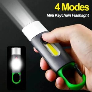 Mini Portable Rechargeable Led flashlight with Camping Light