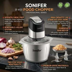 Sonifer SF-8135 Electric Food Chopper.