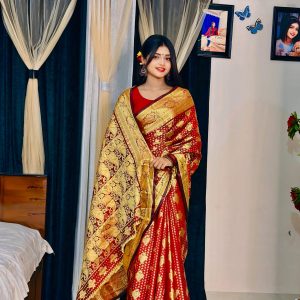 Soft Silk Katan Sharee.